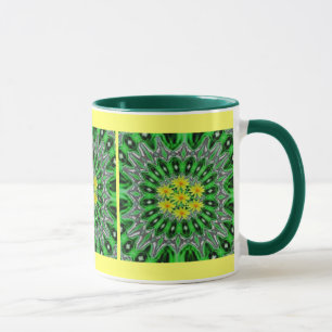 Caneca Daises em Emerald Green Mug