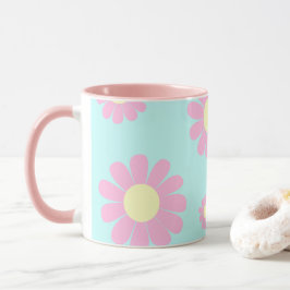 Caneca Daisy Blue Pink