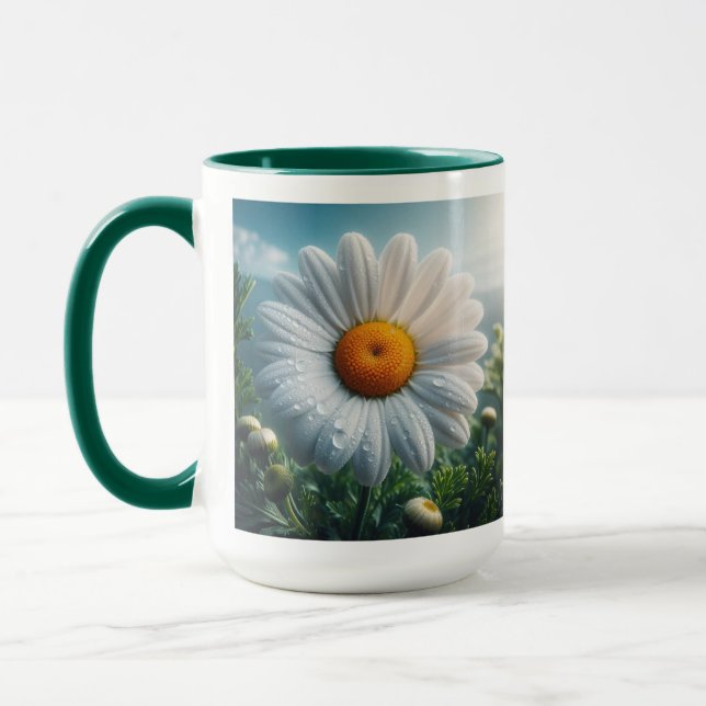 Caneca Daisy Floral White (Esquerda)
