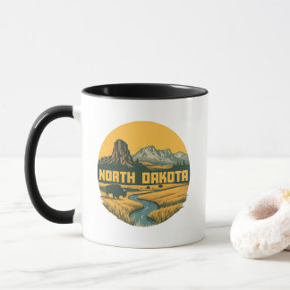 Caneca Dakota do Norte Estados Unidos da América