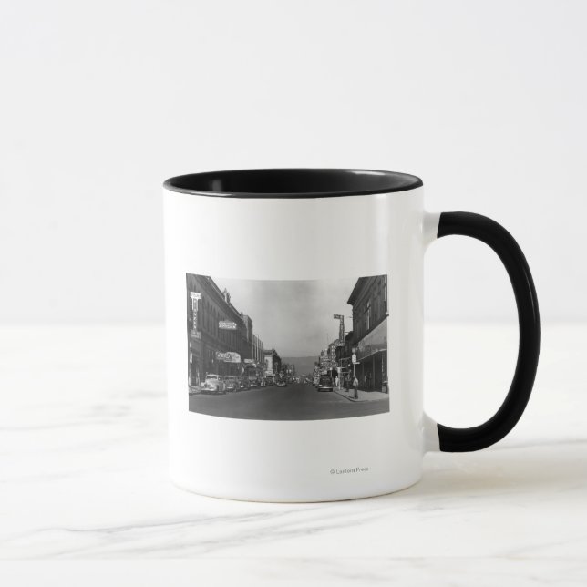 Caneca Dalles, Oregon Main Street Town View (Direita)
