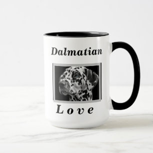 Caneca Dalmaciano Love Dog Lover Dift para Seu Café