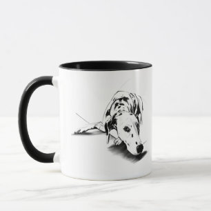 Caneca Dálmata – Caneca de Café com Cachorro Malha
