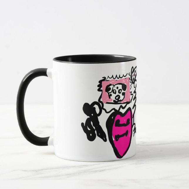Caneca Dálmata encantador  (Esquerda)