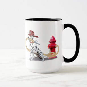 CANECA DALMATIAN DE COMBATE A INCÊNDIOS