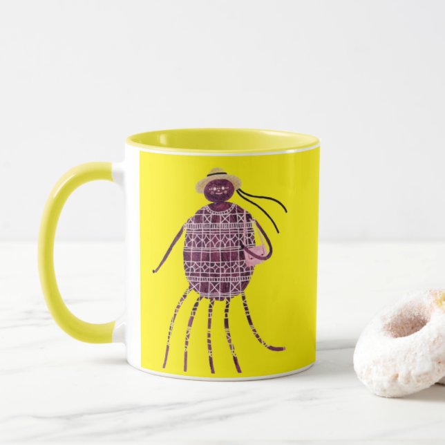 Caneca Dama Aranha Encantadora (Com Donut)