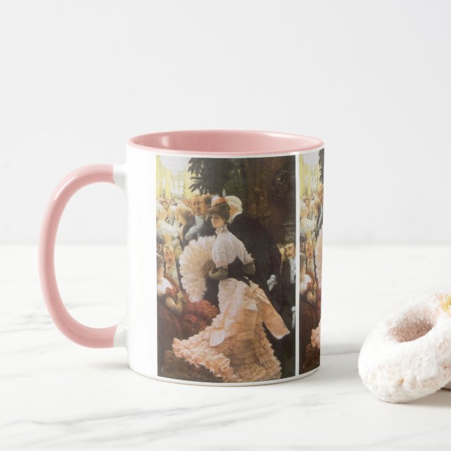 Caneca Dama Política de James Tissot, Vice-Vitoriano (Com Donut)
