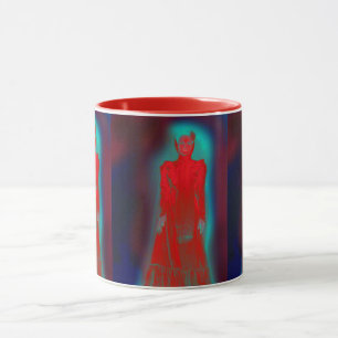 Caneca Damas em vermelho