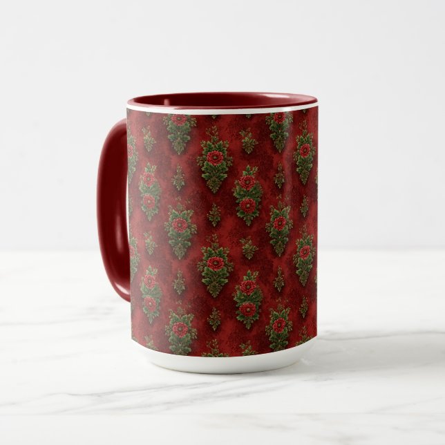 Caneca Damascado Festivo  (Frente Esquerda)