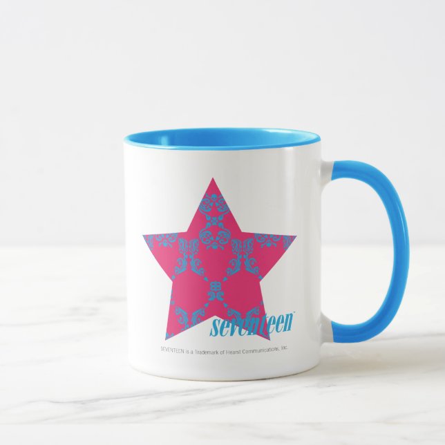 Caneca Damasco Aqua-Magenta 2 (Direita)