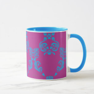 Caneca Damasco Aqua-Roxo