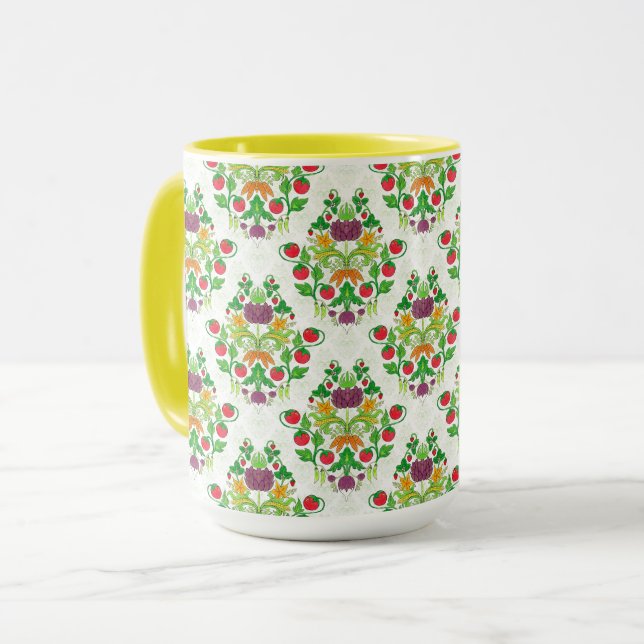 Caneca Damasco fresco do mercado (Frente Esquerda)