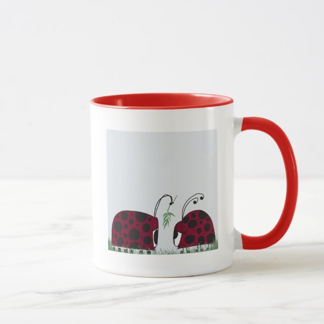 Caneca Damybugs E Mistletoe Bonitos (Direita)