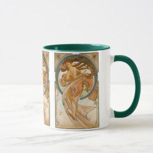 Caneca Dança (1898), Alphonse Mucha Fine Art Nouveau