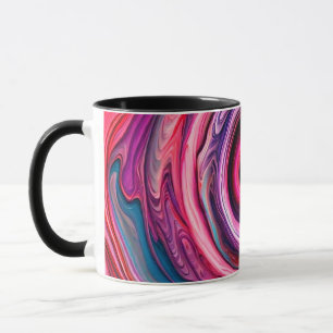 Caneca "Dança de Abstrato radiante"