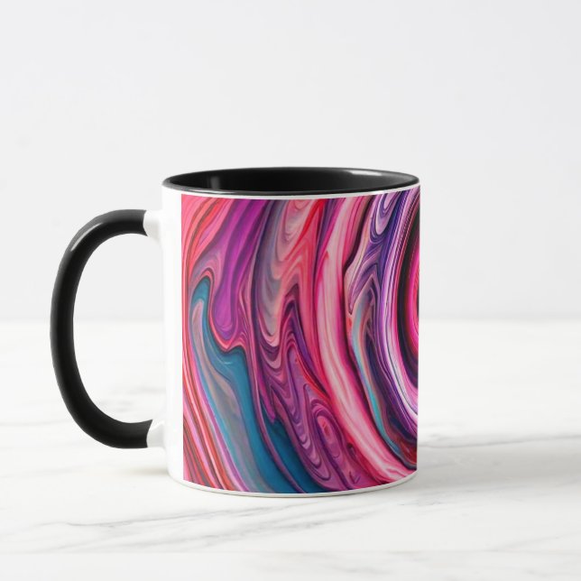 Caneca "Dança de Abstrato radiante" (Esquerda)