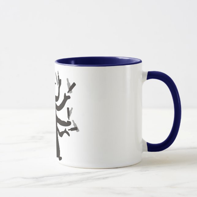 Caneca Dança De Garrafa Hassidic (Direita)