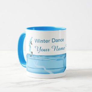 Caneca Dança de Inverno no Cubo de Gelo Personalizado