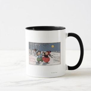 Caneca Dança do casal no luar