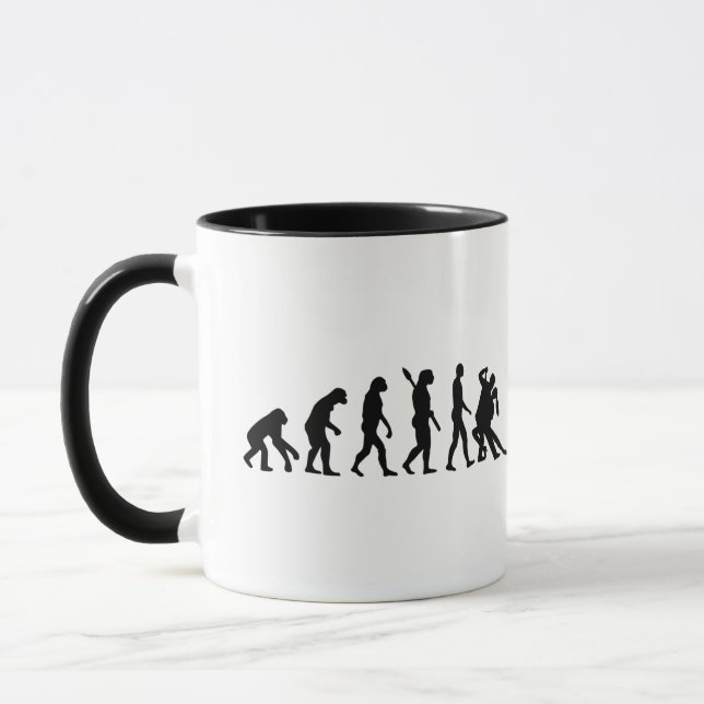 Caneca Dança do tango da evolução (Esquerda)