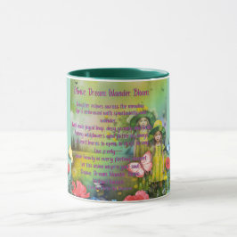 Caneca Dança. Sonho. Ande. Bloom. — Bumbum Inspirador