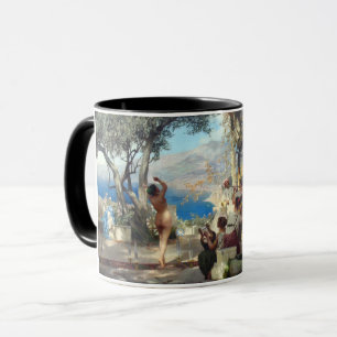 Caneca Dançando dançarina com daggers na Itália