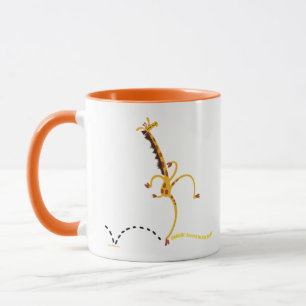 Caneca DANÇANDO EM TORNO DE "COISAS" RUINS GIRAFFE por Je