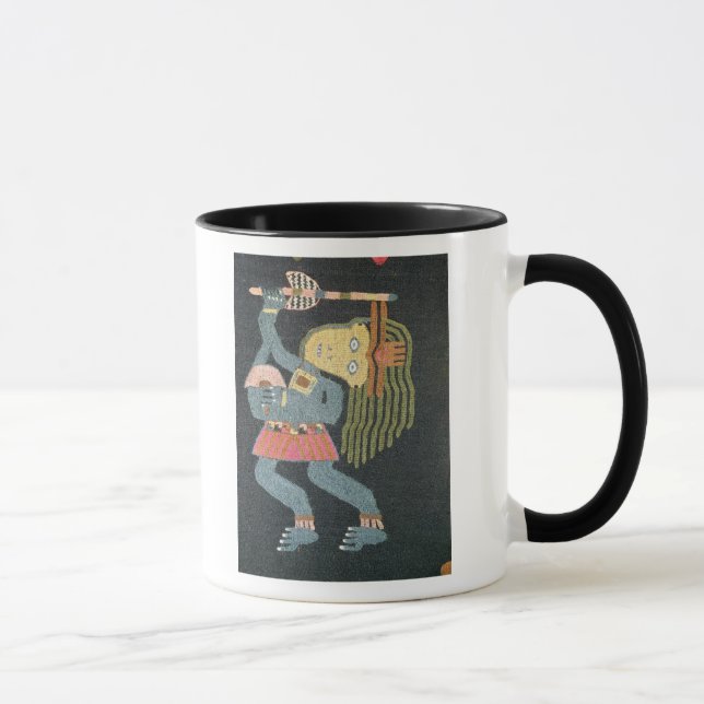 Caneca Dançarino tecido de lãs com bastão, tribo de (Direita)
