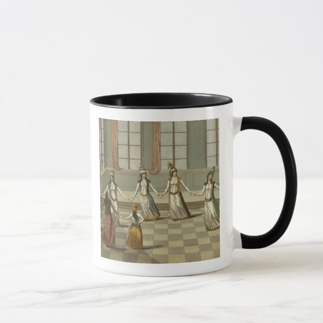 Caneca Dance de que é elegante com as mulheres gregas (Direita)