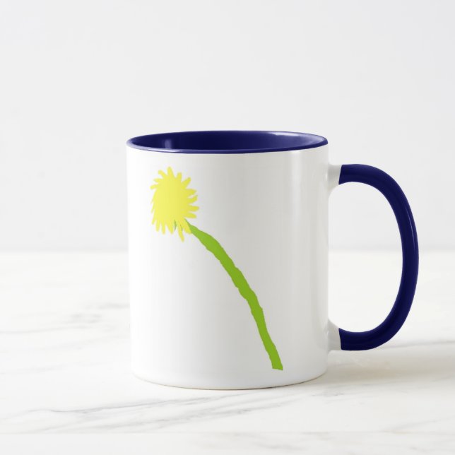Caneca "Dandelions São Flores Também" (Direita)