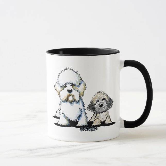 Caneca Dandie Dinmont Terriers (Direita)
