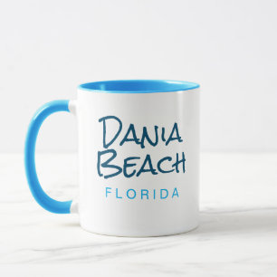 Caneca Dania Beach Flórida Café Mug