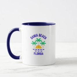 Caneca Dania Beach Flórida Café Mug