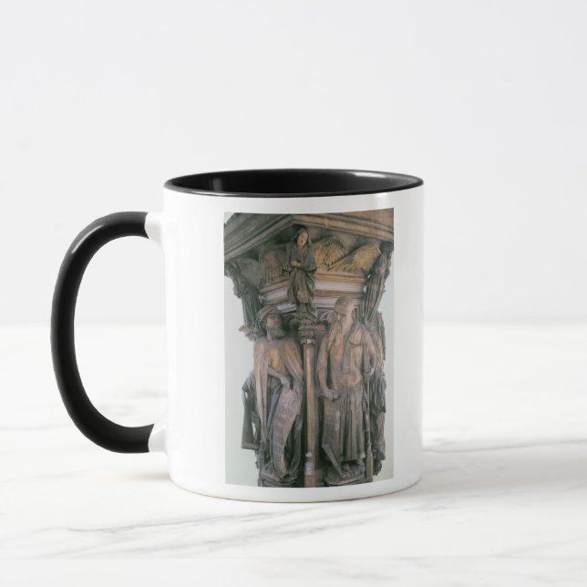 Caneca Daniel e Isaiah na disputa, suporte sextavado (Esquerda)