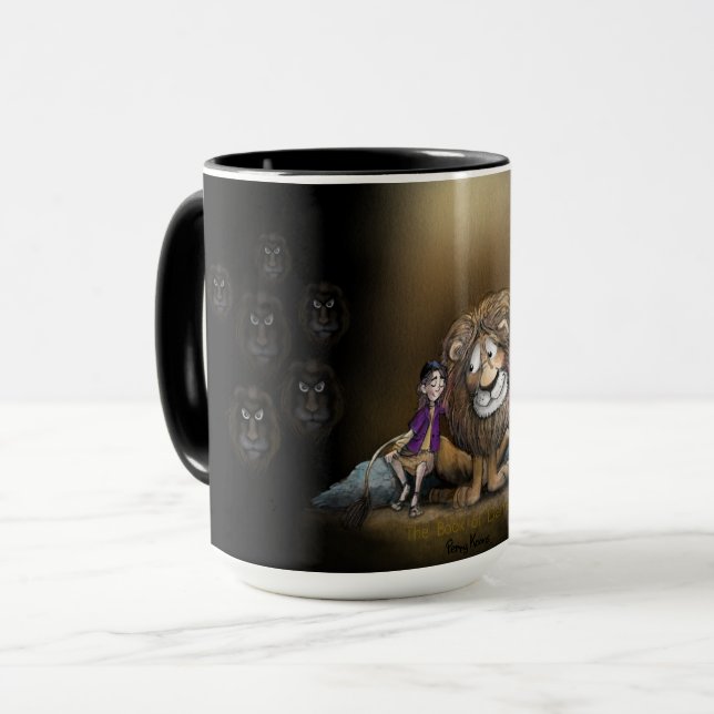 Caneca "Daniel In The Lions' Den" (Frente Esquerda)