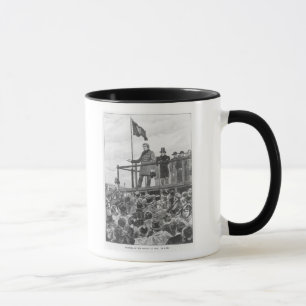 Caneca Daniel O'Connel na reunião na guarnição