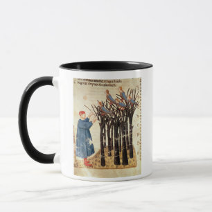 Caneca Dante e as almas transformadas em pássaros