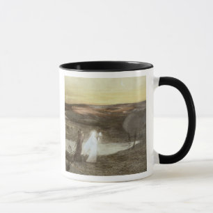 Caneca Dante e Beatrice, de "L'Estampe moderno", publ