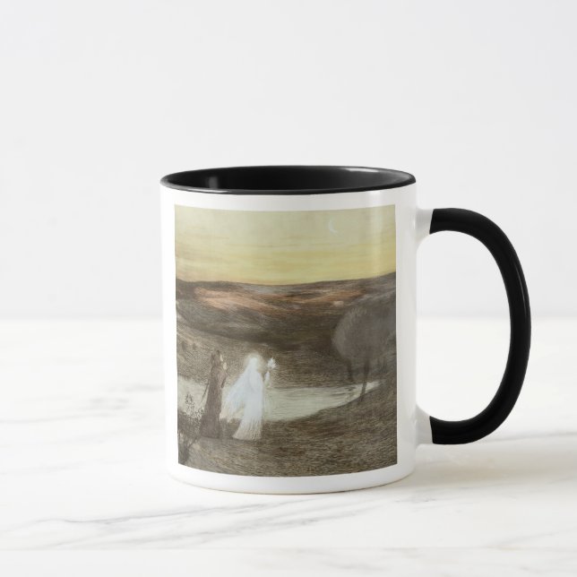 Caneca Dante e Beatrice, de "L'Estampe moderno", publ (Direita)