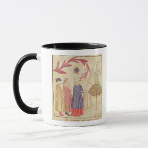 Caneca Dante e Virgil no paraíso terrestre