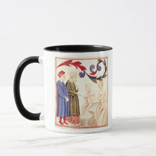 Caneca Dante, Virgil e Praga-golpeados