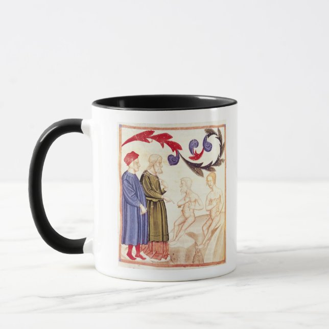 Caneca Dante, Virgil e Praga-golpeados (Esquerda)