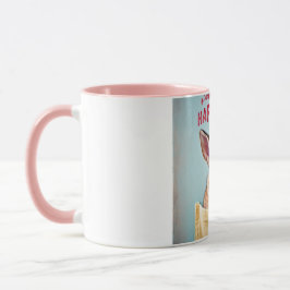 Caneca Dapper Pocket Bunny com Arco Tie