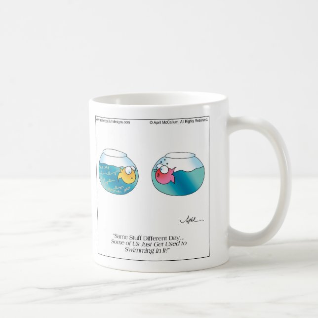 Caneca daqui até abril McCallum dos PEIXES POO (Direita)