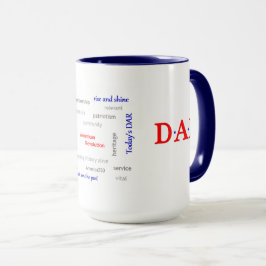Caneca DAR patriótico