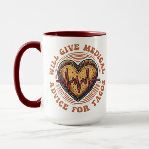 Caneca Dará Conselho Médico para Enfermeira Cinco de Taco
