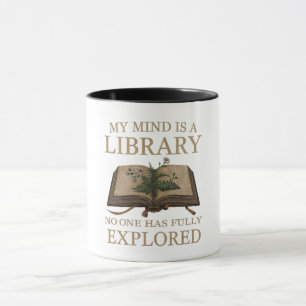 Caneca Dark Academia Caneca de Café com Citação