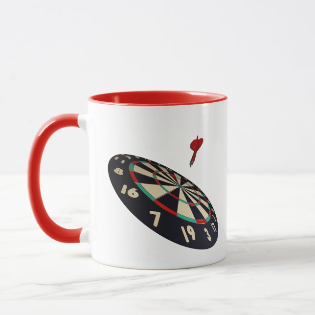 Caneca Dart Em Voo Para Bullseye, (Esquerda)