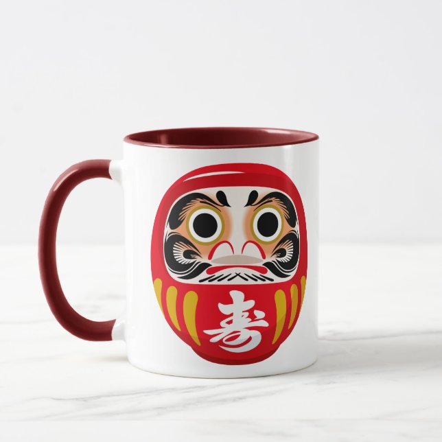 Caneca Daruma Doll (Esquerda)