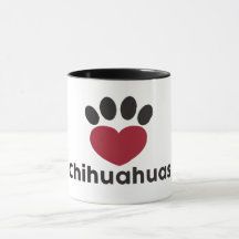 Caneca das chihuahuas do amor